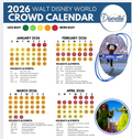 WDW 2026 Crowd Calendar